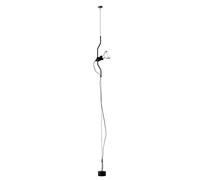 FLOS Parentesi Lampada a Sospensione a Luce Diretta, Lampada di Design da A. Castiglioni e P. Manzù, Lampada per Interni con Cavo 4000 mm, 220-250 V, 150 W, Colore Nero