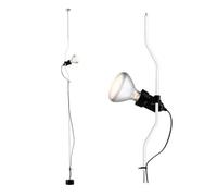 Flos Parentesi Lampada a Sospensione da Terra - design Achille Castiglioni e Pio Manzù Bianco On-Off R125 led