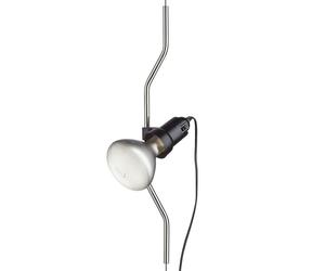 Flos Parentesi Lampada a Sospensione da Terra - design Achille Castiglioni e Pio Manzù Nichel Dimmer Senza