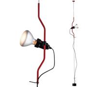 Flos Parentesi Lampada a Sospensione da Terra - design Achille Castiglioni e Pio Manzù Rosso Dimmer R125 led