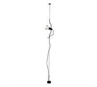 Flos Parentesi Lampada con Dimmer, E27, 150 watts, Nero