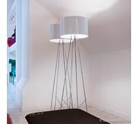 FLOS RAY F2 - Piantana in vetro trasparente Flos