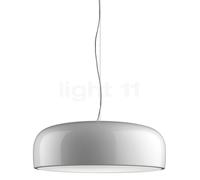 Flos Smithfield Lampada a sospensione LED, bianco - push dimmerabile