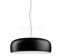 Flos Smithfield Lampada a sospensione LED, nero opaco - push dimmerabile