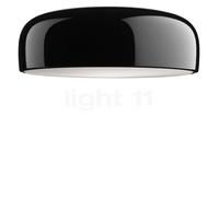 Flos Smithfield Lampada da soffitto LED, nero lucido - push dimmerabile