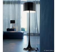 FLOS Spun Light F - piantana nera Flos