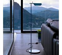 FLOS Tab F lampada LED da terra, blu satinato Flos