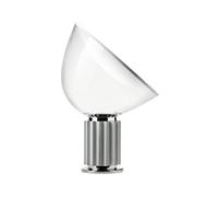Flos Taccia H.65 Vetro Lampada da Terra - design Achille & Pier Giacomo Castiglioni Argento