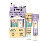 FLOSLEK Lip CARE VEGE LIP NUTRISHMENT IN 2 STEPS SUGAR LIP SCRUB + LIP MASK