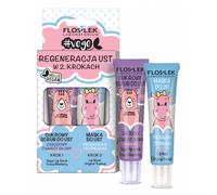FLOSLEK Lip CARE VEGE LIP REGENERATION IN 2 STEPS SUGAR LIP SCRUB + LIP MASK