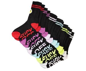 FlosoFuck Off Calzini Testo Donna Misura Confezione 6 (TC964)