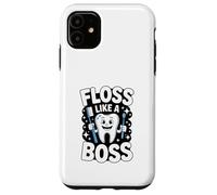 Floss Like A Boss Igiene Dentale Divertimento Custodia per iPhone 11