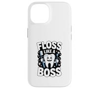Floss Like A Boss Igiene Dentale Divertimento Custodia per iPhone 14