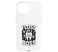 Floss Like A Boss Igiene Dentale Divertimento Custodia per iPhone 15