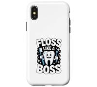Floss Like A Boss Igiene Dentale Divertimento Custodia per iPhone X/XS