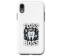 Floss Like A Boss Igiene Dentale Divertimento Custodia per iPhone XR
