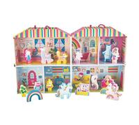 Floss & Rock Rainbow Unicorn House Playbox giocattolo