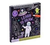 Floss & Rock Space Learn to Draw Sketchbook per bambini dai 3 anni in su, lunghezza 18,5 cm, materiale didattico