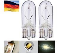 Flosser 168 2825 5W W5W Lampadina Faro Targa 2 Luci Bianco Caldo 12V