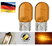 Flosser 7440NA WY21W 21W Ambra Due Lampadine Retro Giro Signal Luce Ricambio