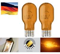 Flosser 921NA WY16W 16W Due Lampadine Retro Giro Segnale Luce Ambra Ricambio OE