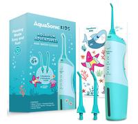 Flosser d'acqua per bambini acquasonici per et 6+ | Ugello standard ugello ortodontico e adesivi impermeabili | 4 modalit filo interdentale | Aquar