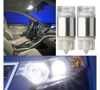 Flosser LED Luce 194 168 T10 Bianco 6500K Due Lampadine Passo Porta Ricambio OE
