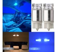 Flosser LED Luce 194 168 T10 Blu 10000K Due Lampadina Targa Ricambio Orig.
