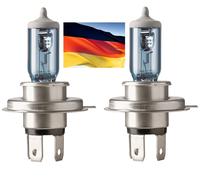 Flosser MegaBlue 9003 HB2 H4 60/55W Stock Di Due Lampadine Testa Luce Ricambio