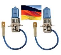Flosser MegaBlue H3 55W Azione Due Lampadine DRL Diurna Testa Luce IN Curva