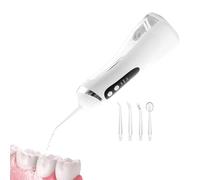 Flosser portatile, 200 ml, dispositivo di pulizia wireless ricaricabile, 3 modalità, macchina per la pulizia elettrica, per la casa, i viaggi, l'ufficio, il bagno e dopo aver mangiato con parentesi