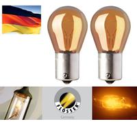 Flosser Silvervision PY21W 21W Due Lampadine Posteriore Giro Signal Luce Upgrade