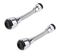 FLOTRUTE 2 pezzi Prolunga Aeratore Rubinetto Lavello, Attacco per Spruzzatore Rubinetto da Cucina, Ruota Lavello Rubinetto Spruzzatore, per la maggior parte dei Rubinetti da Cucina e da Bagno