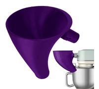 Flour Funnel Attachment, Food Mixer Accessory, 5.1x6.9in Baking Spill Guard, Spillproof Design, Kitchen Accessories Funnels for Kitchens, Home, Cooking, Baking, Restaurant, Dining