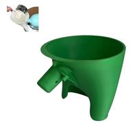 Flour Funnel for Kitchen Aid Mixer, Stand Mixer Attachment for Kitchen Aid Artisan Ksm150 5 Quart Tilt-Head Stand,Plastic Powder Funnel with Easy-Pour (Green)