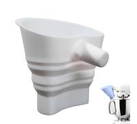 Flour Funnel for Stand Mixer, Flour Funnel - Easy Pour, Stand Mixer Attachment for Flour and Egg Liquid (White)