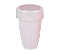 Flour Sifter, Fine Mesh Drum Sieve Strainer for Sugar, Salt, Flour, Chocolate, Baking, Birthday Cakes, White or Red, PP + Stainless Steel, 7.2x7.2x11.8cm