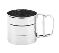 Flour Sifter | Manual Handheld Stainless Steel Sifter Sieve for Baking | Kitchen Baking Tool for Cakes/Cookies/Bread | Rotating Sheet for Fluffy Flour