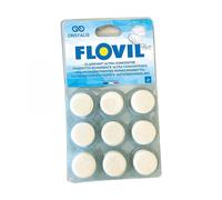 Flovil MD9295 Flocculante in Pastiglie Super Concentrato ad Alta Prestazione, Bianco, 14x2x25 cm