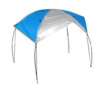 Floving Ombrellone gonfiabile per barca a vela, tenda da pesca, spiaggia, parasole blu (4 persone)