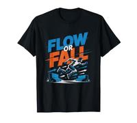 Flow del Parkour Traceur Urbano Freerunning Movimento Maglietta