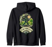 Flow Form Calm Tai Chi al Parco Felpa con Cappuccio