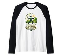 Flow Form Calm Tai Chi al Parco Maglia con Maniche Raglan
