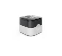 flow-med u-sonic 3 - Pulitore a Ultrasuoni - per Protesi Auricolari e Tappi per Orecchie - Molteplici altre Applicazioni - Batteria Ricaricabile - Pulizia a 360° - Contenitore da 125 ml - 2 Fasi