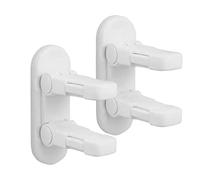 Flowden La serratura a leva della porta a prova di bambino migliorata impedisce ai bambini di aprire le porte. Facile funzionamento con una sola mano per adulti. ABS resistente con retro adesivo