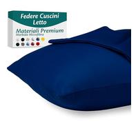 Flowen Federe Cuscini Letto Matrimoniale e Singolo 40x60 Set da 2 Copricuscini in Microfibra Fodere Lavabili e Resistenti 40 x 60 cm Tessuto 100% Poliestere Traspirante Anallergico Antiacaro