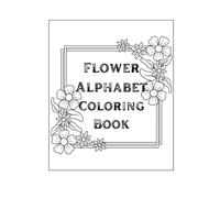 Flower Alphabet Coloring Book