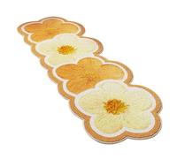 Flower Bath Mat - 120x50cm Non-Slip Bathroom Carpet, Soft Washable Rug | Absorbent Floor Pad, Bathroom Decor Rug, Indoor Bedroom Mat, Comfortable Soft | For Home Indoor Bedroom Living Room