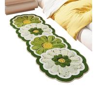 Flower Bath Mat | 120x50cm Soft And Comfortable Non Slip Floor Carpet,Washable Absorbent Convenient Cleaning Bath Mats For Bathroom,for Kitchen Bedroom Living Room Home Indoor Floor
