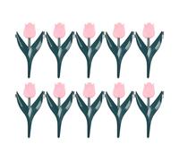 Flower Bed Fencing, Decorative Garden Edging, 5.91x11.42 in, 10 Piece Border Set, Outdoor Plant Divider, Backyard Farmhouse Use, Pool Vegetable Playground Pet Area Enclosure Accent